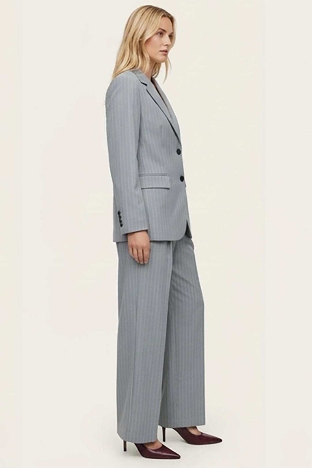 Women Grey Ribbed Top and Skirt Set