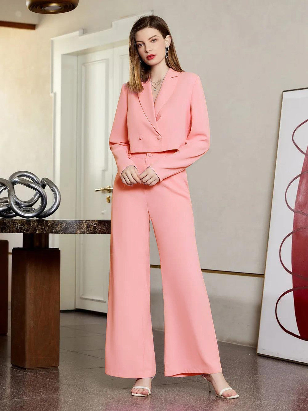 KOTTY Top Palazzos Co-ords Set 
