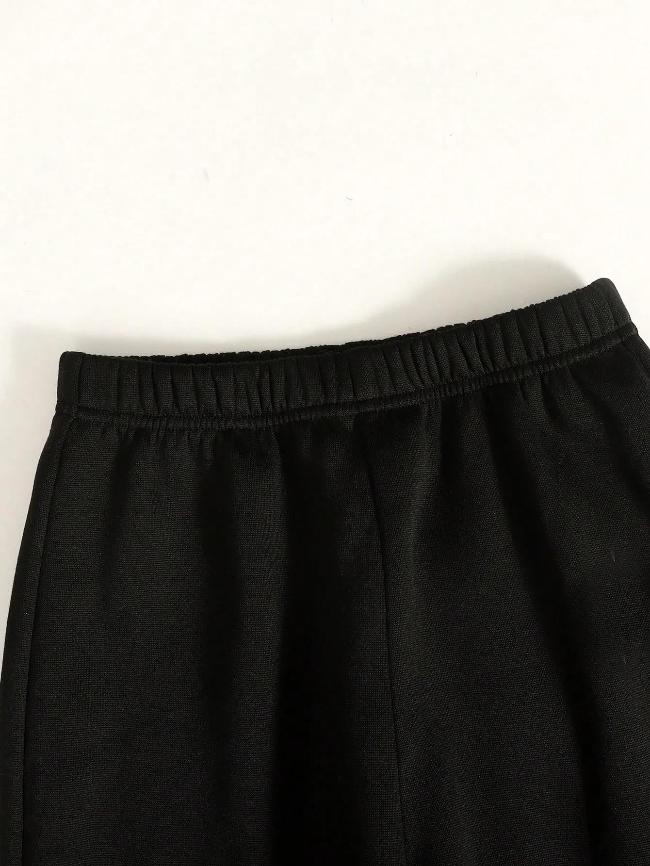 KOTTY Women‚Äôs Black Cropped Sweatshirt