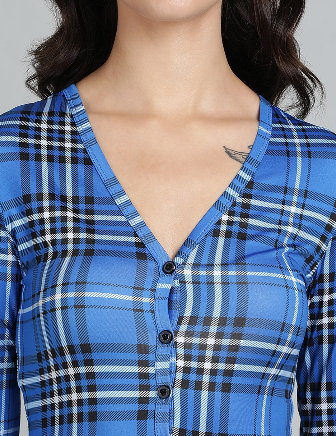 KOTTY Checkered Women Jumpsuit 