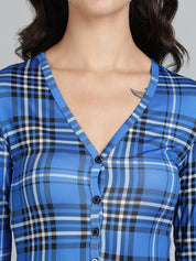 KOTTY Checkered Women Jumpsuit 