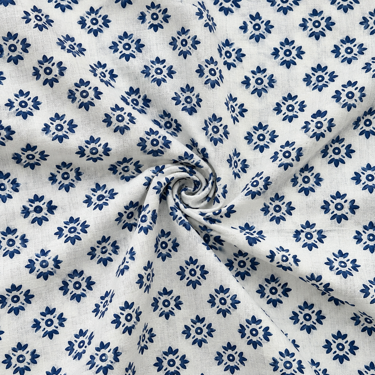 Kotty Blue white floral kurti set