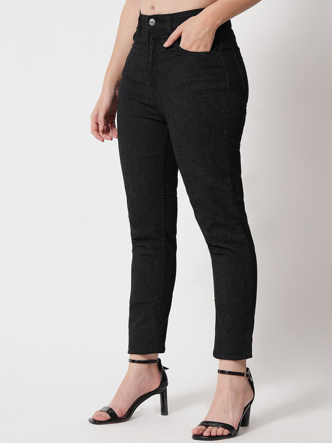 KOTTY Regular Women Black Jeans 