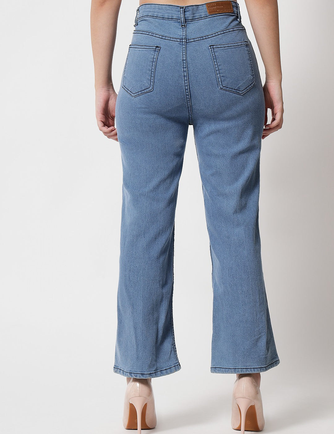 KOTTY Regular Women Light Blue Jeans 