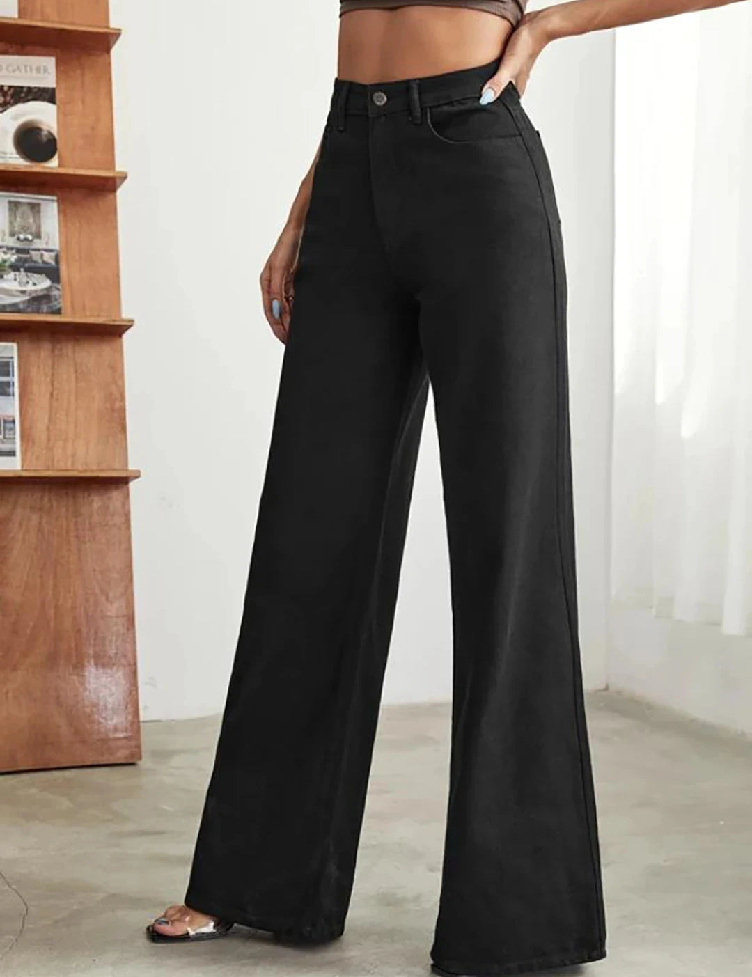 KOTTY Straight Fit Women Black Jeans 