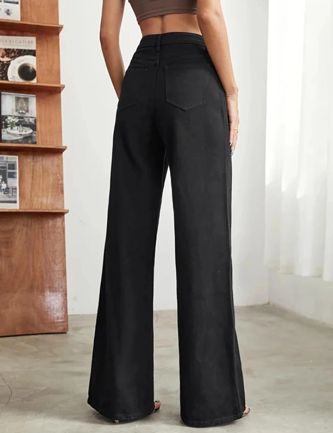 KOTTY Straight Fit Women Black Jeans 