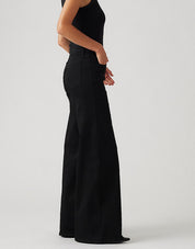 Women's Wide Leg Black Denim jeans