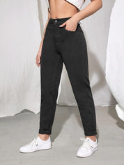 KOTTY Regular Women Black Jeans 
