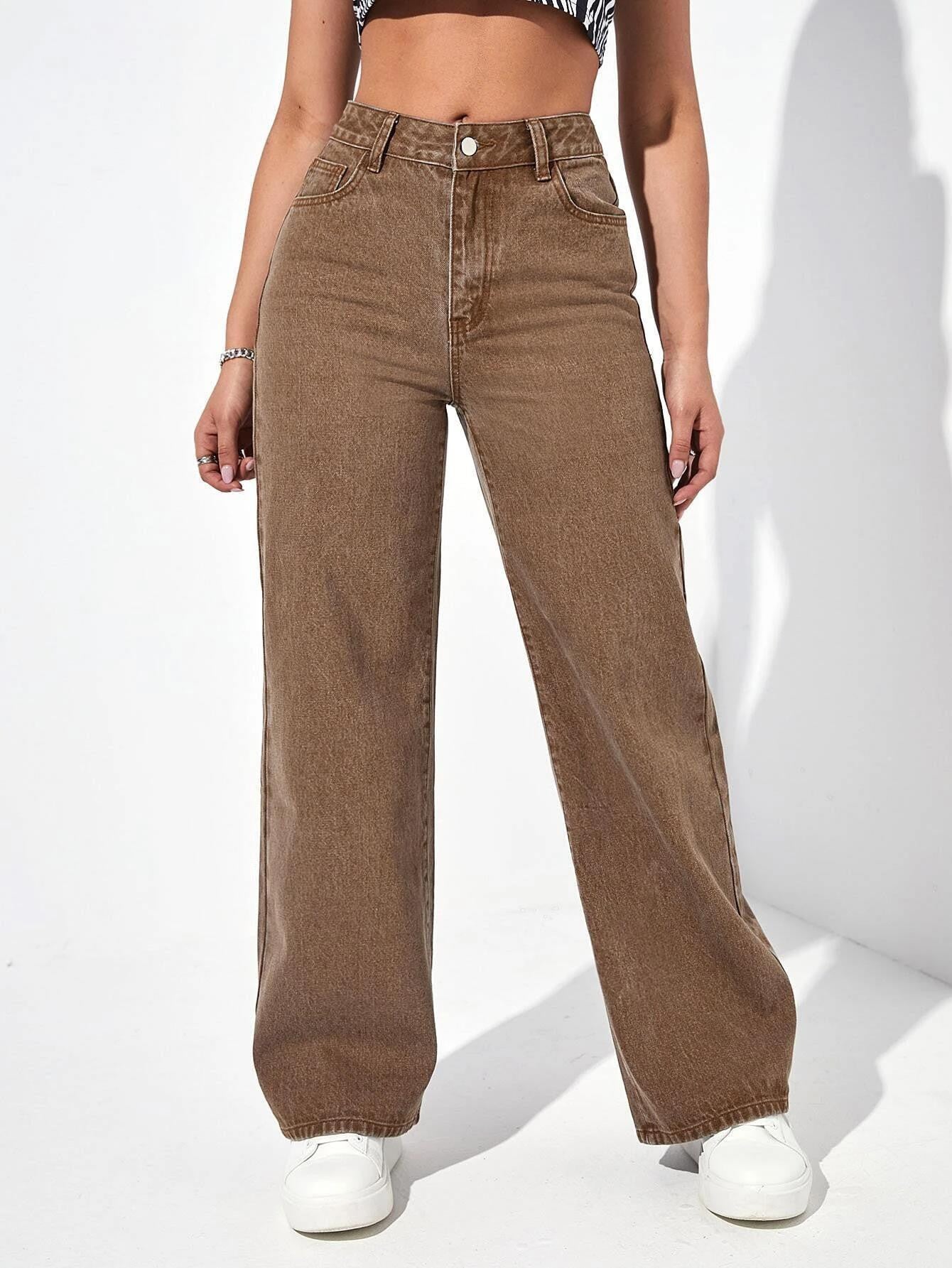 KOTTY Regular Women Brown Jeans 