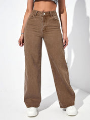 KOTTY Regular Women Brown Jeans 