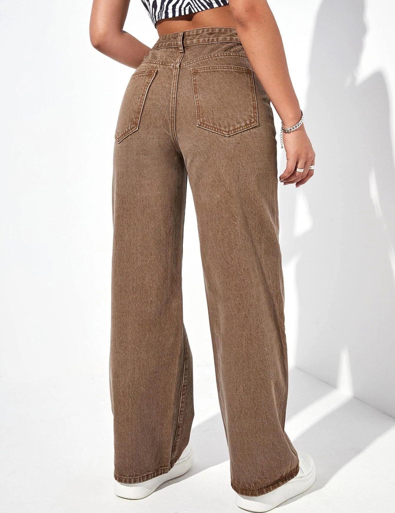 KOTTY Regular Women Brown Jeans 