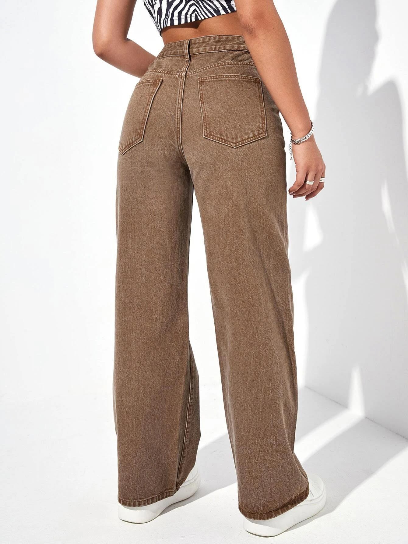KOTTY Regular Women Brown Jeans 