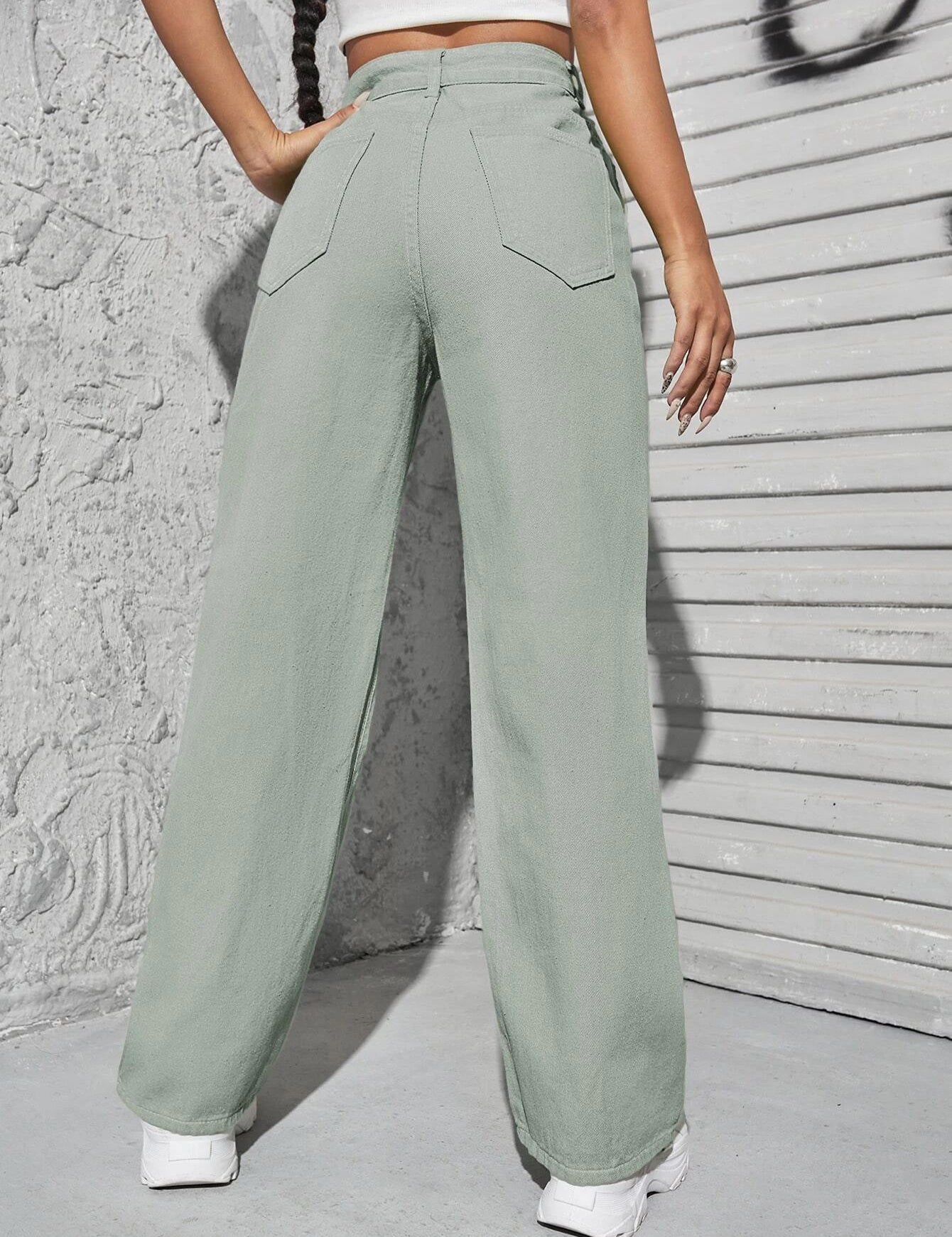 KOTTY Regular Women Light Green Jeans 