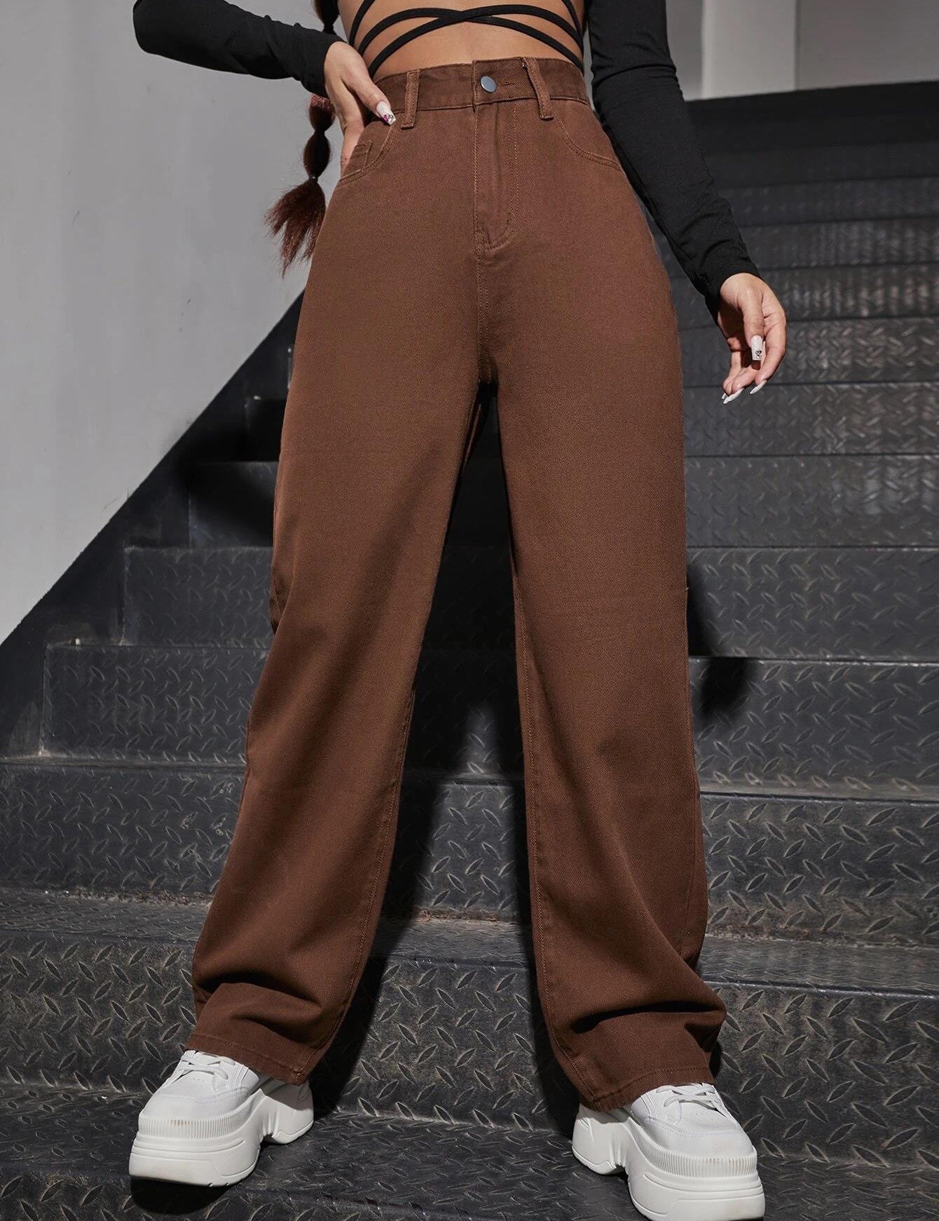 KOTTY Regular Women Brown Jeans 