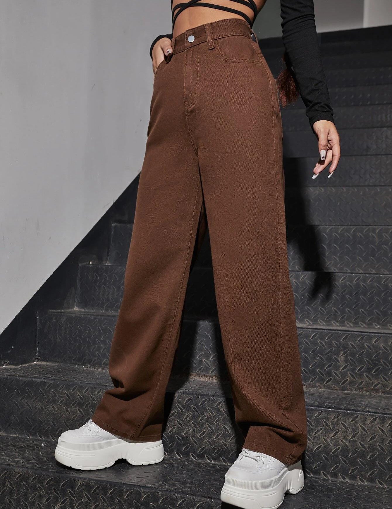 KOTTY Regular Women Brown Jeans 