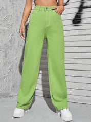 KOTTY Regular Women Green Jeans 