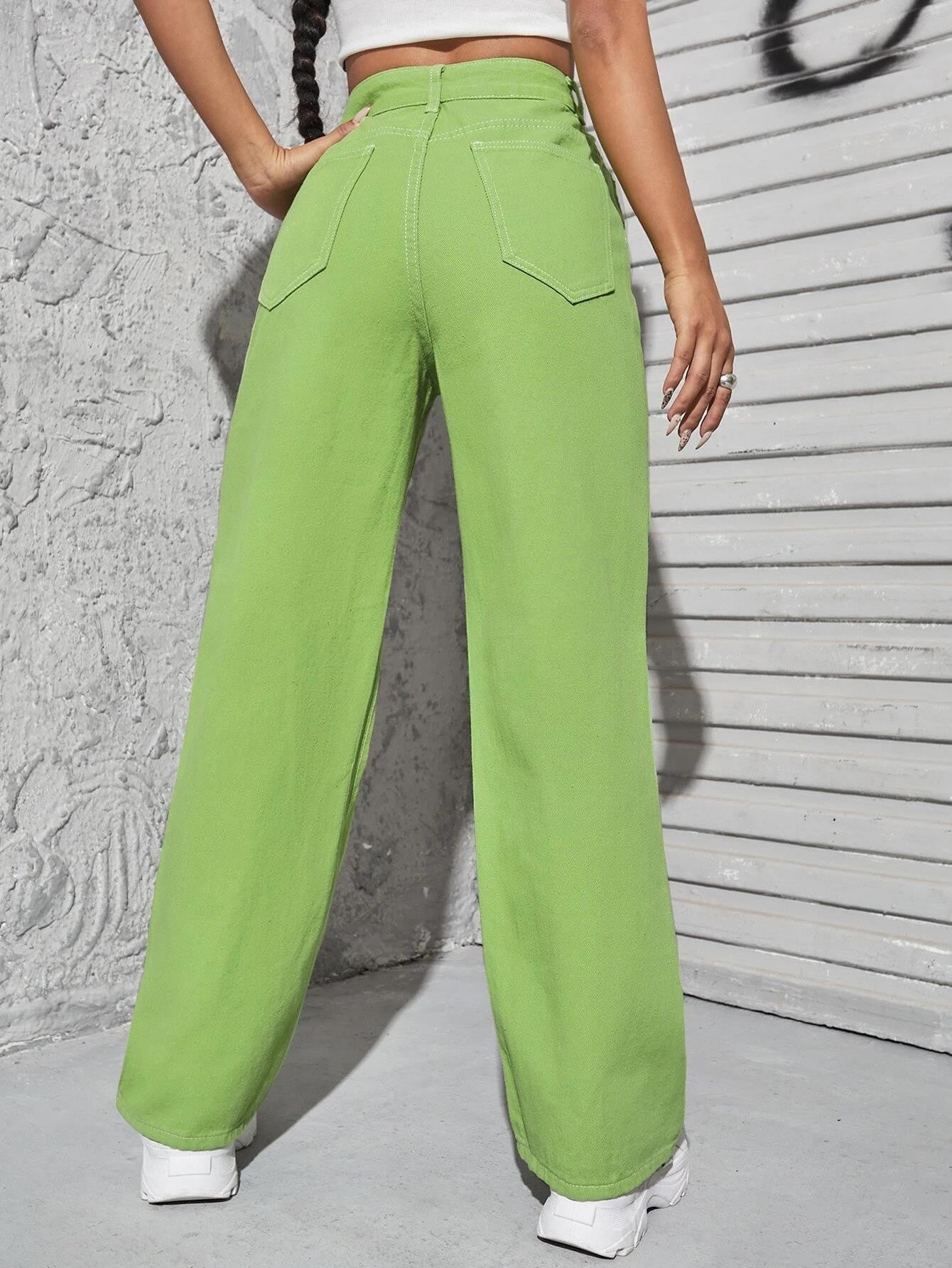 KOTTY Regular Women Green Jeans 