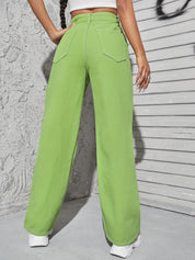 KOTTY Regular Women Green Jeans 
