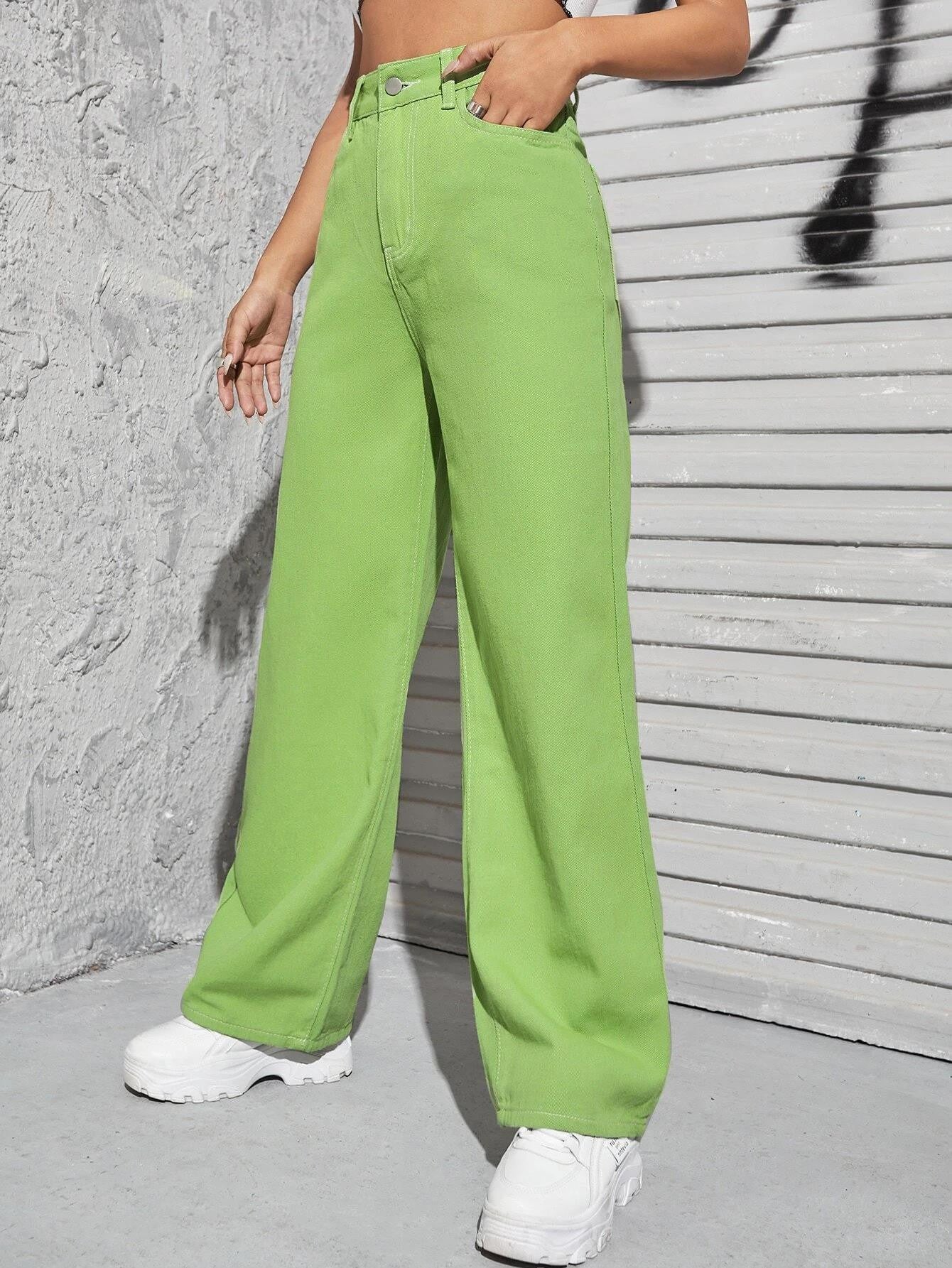 KOTTY Regular Women Green Jeans 