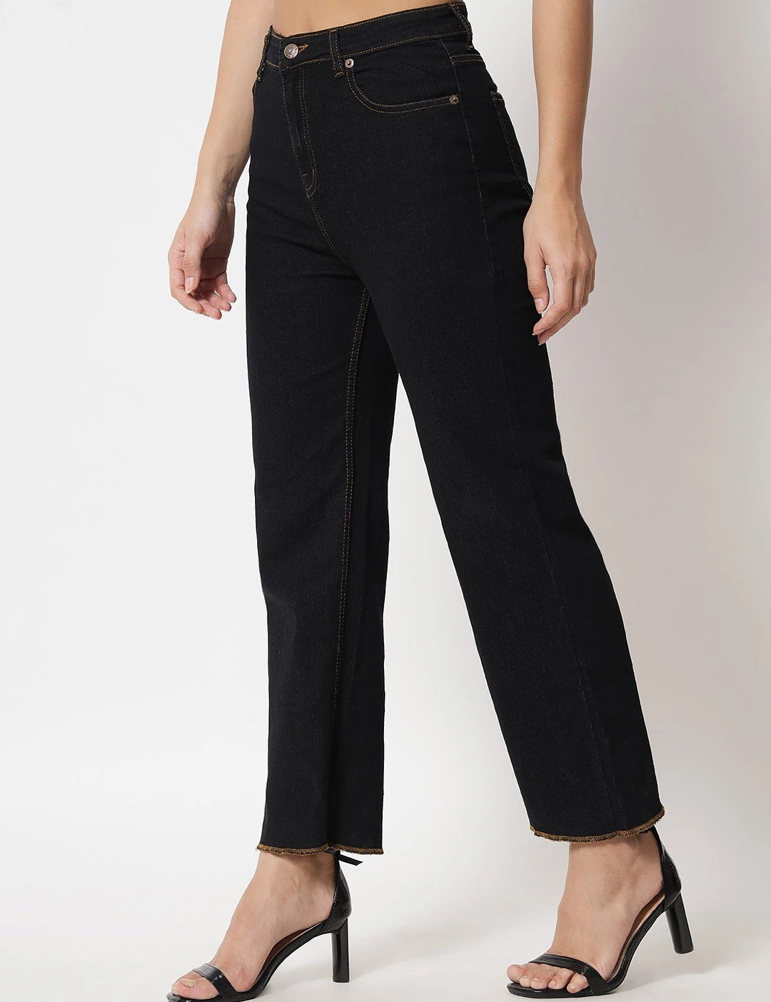 KOTTY Regular Women Black Jeans 