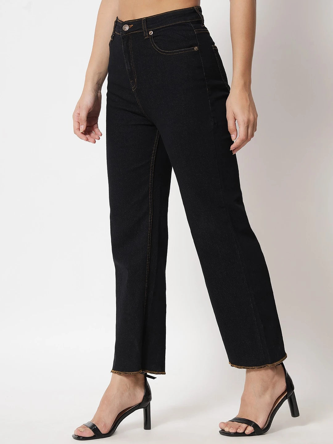 KOTTY Regular Women Black Jeans 