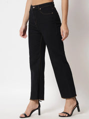 KOTTY Regular Women Black Jeans 