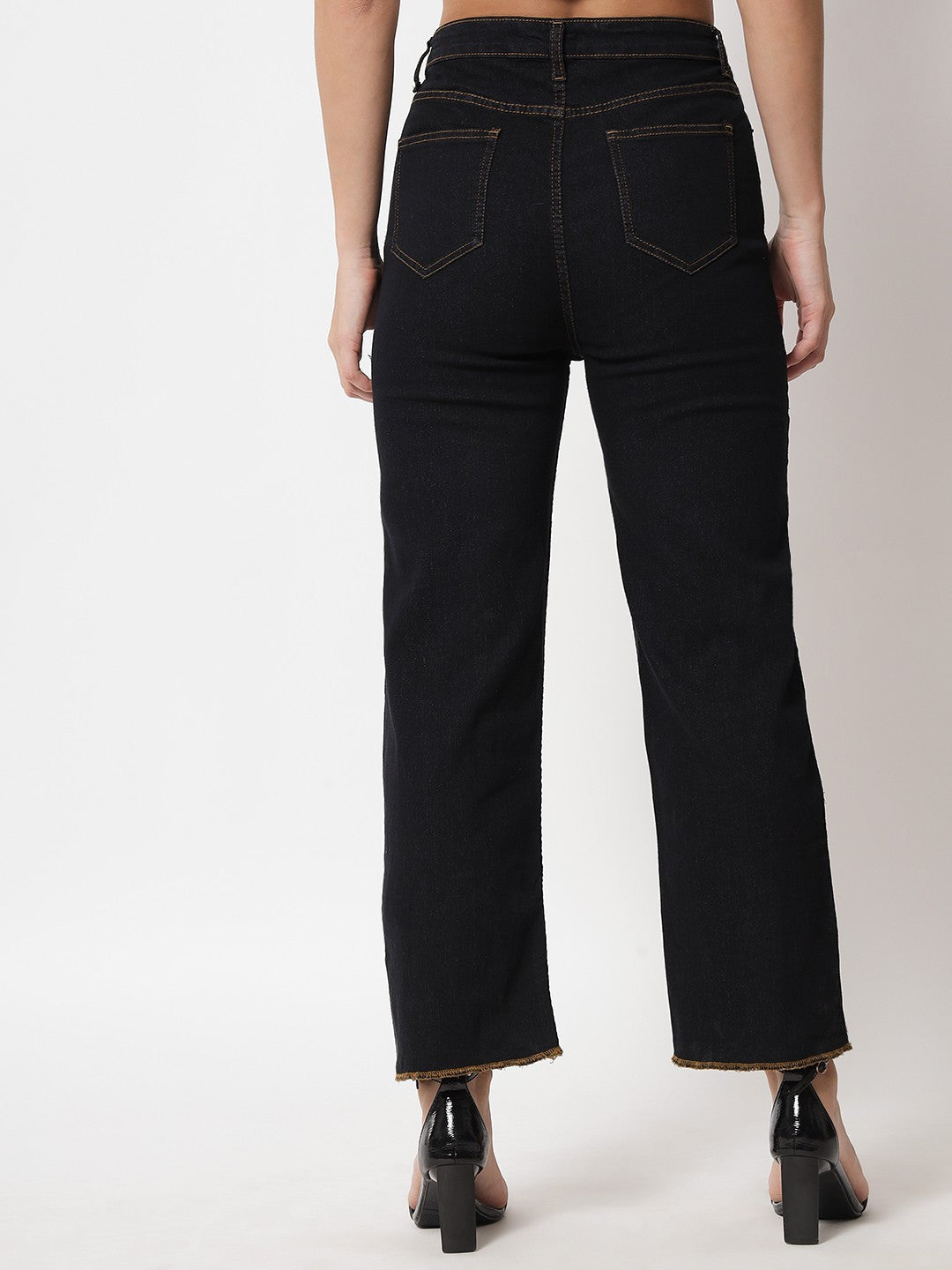 KOTTY Regular Women Black Jeans 