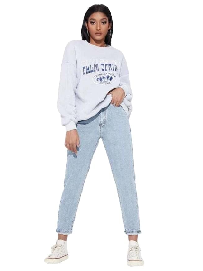 KOTTY Women High Rise Cotton Lycra Ankle Length Slim fit Light Blue Solid Jeans