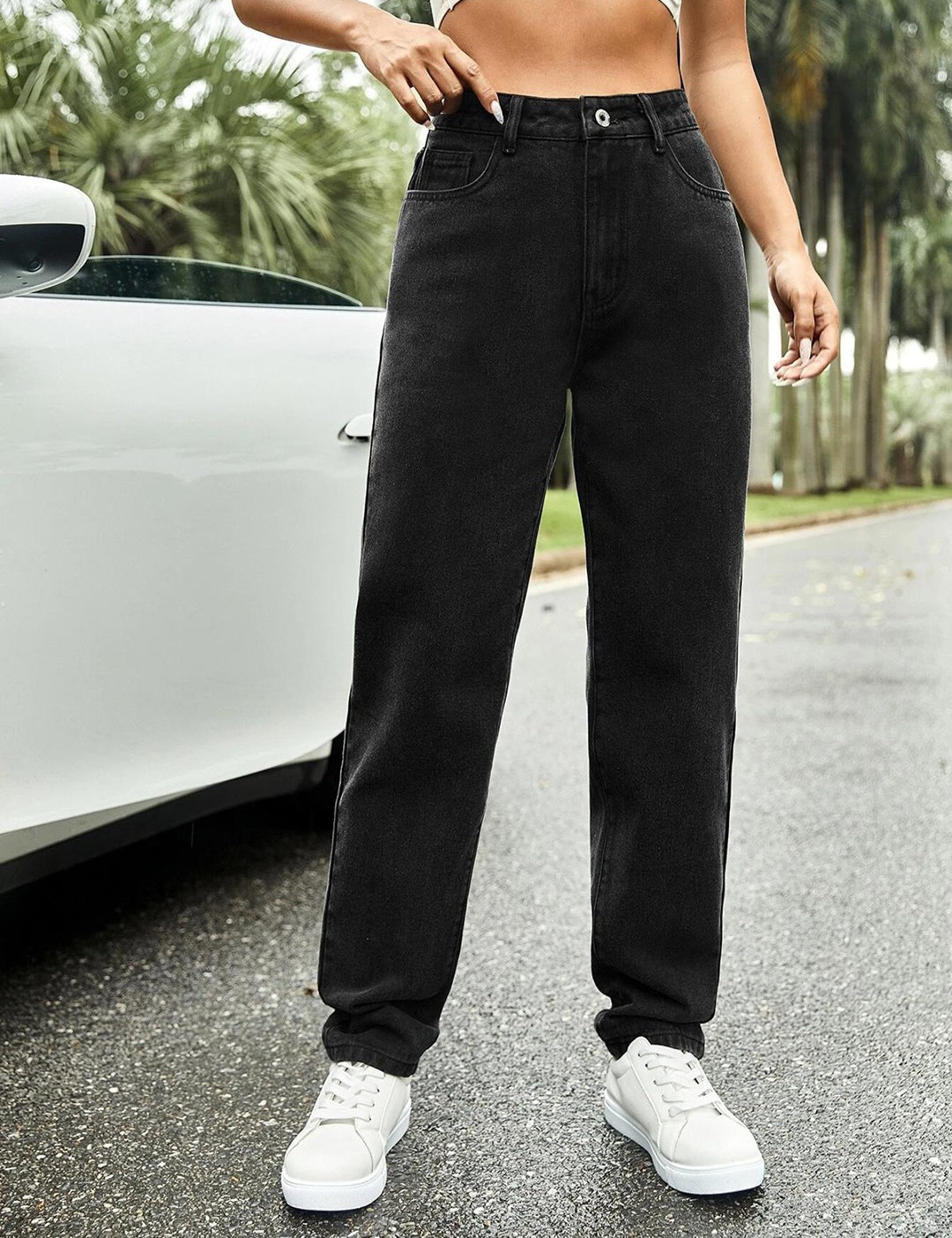 KOTTY Regular Women Black Jeans 