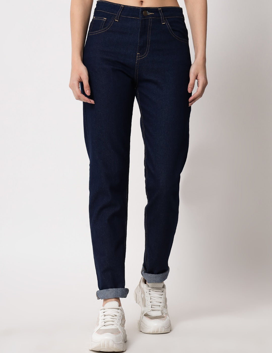 KOTTY Regular Women Dark Blue Jeans 