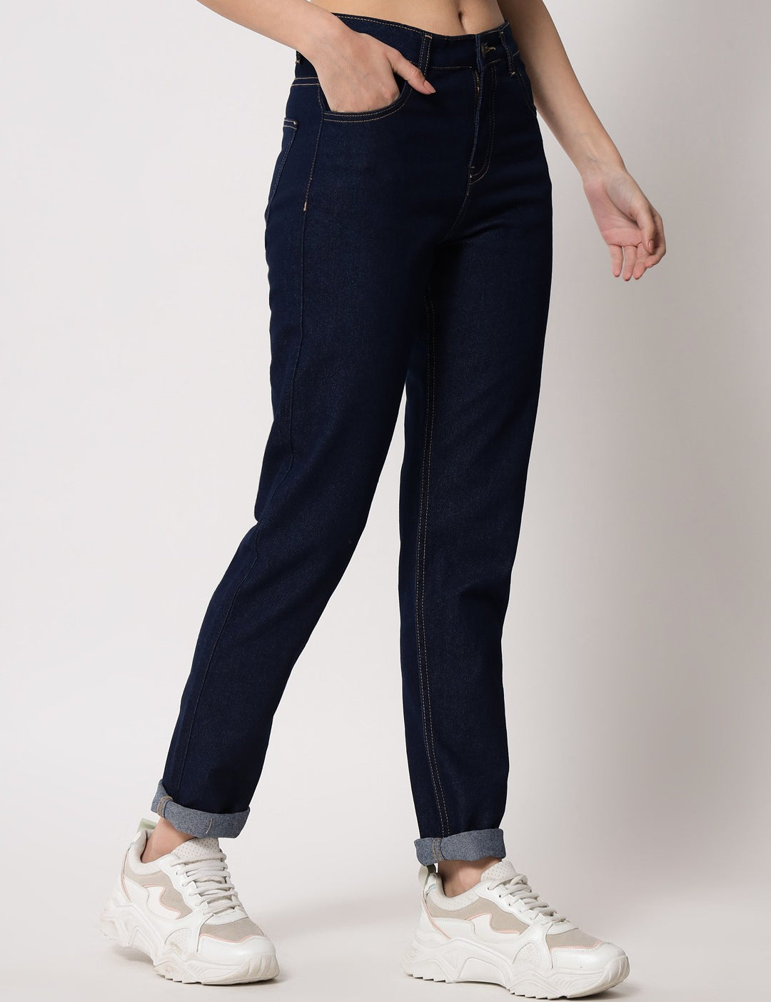 KOTTY Regular Women Dark Blue Jeans 