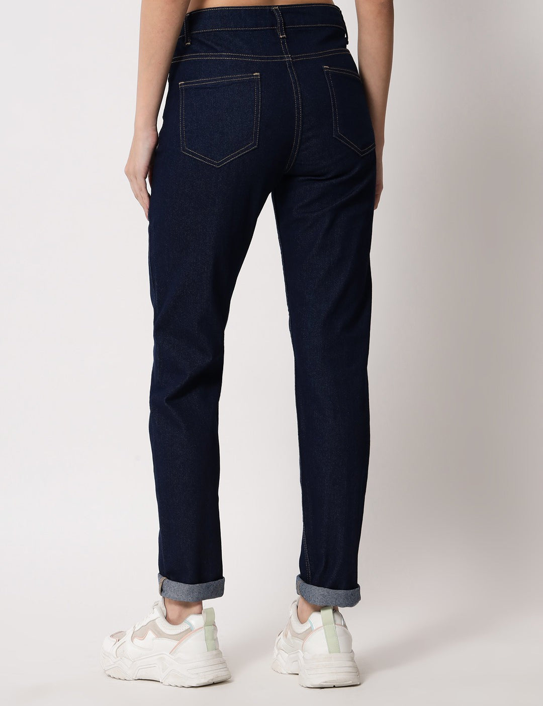 KOTTY Regular Women Dark Blue Jeans 