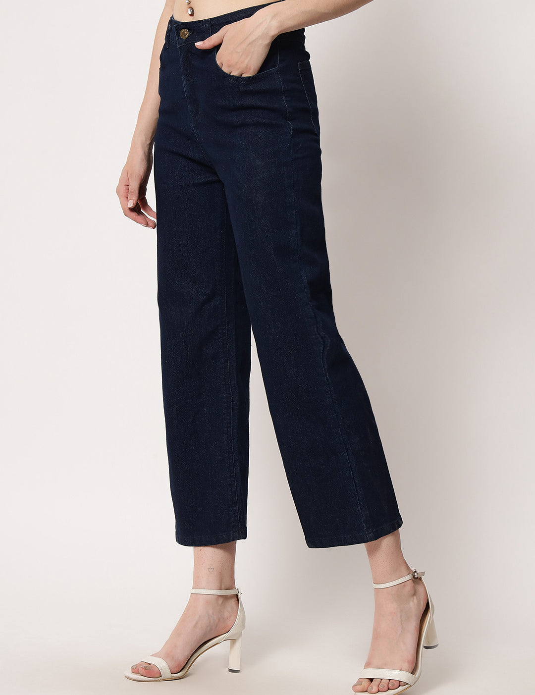 KOTTY Regular Women Dark Blue Jeans 