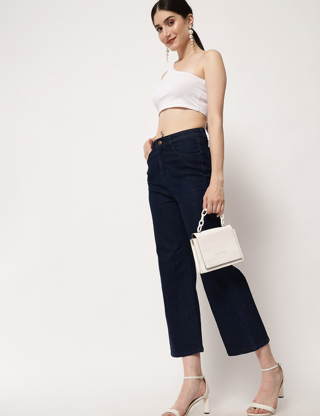 KOTTY Regular Women Dark Blue Jeans 