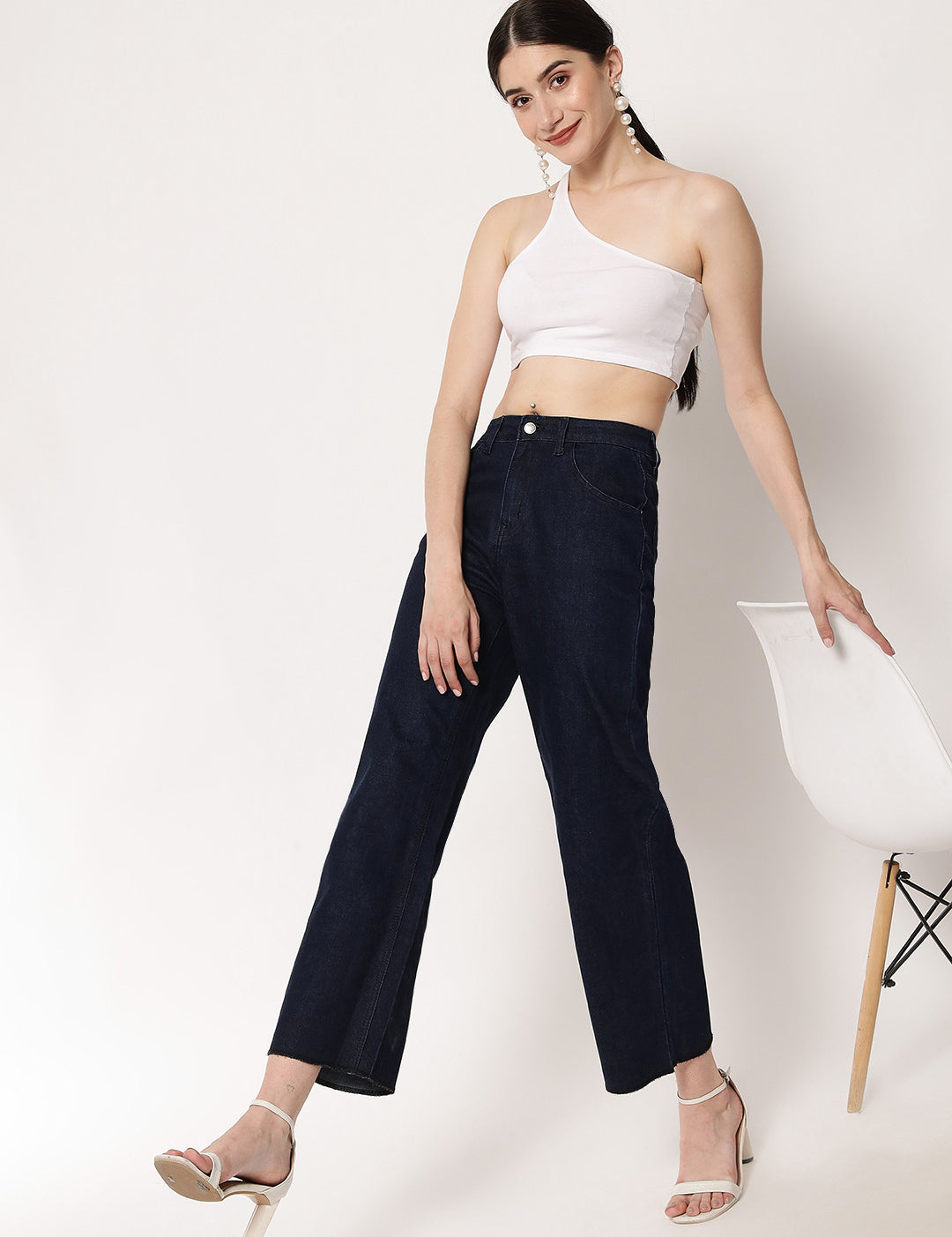 KOTTY Regular Women Dark Blue Jeans 