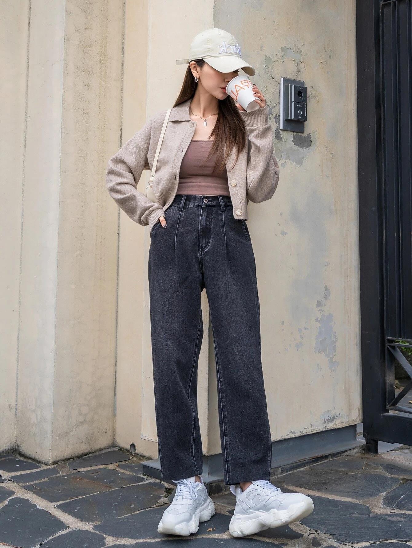 KOTTY Flared Women Black Jeans 