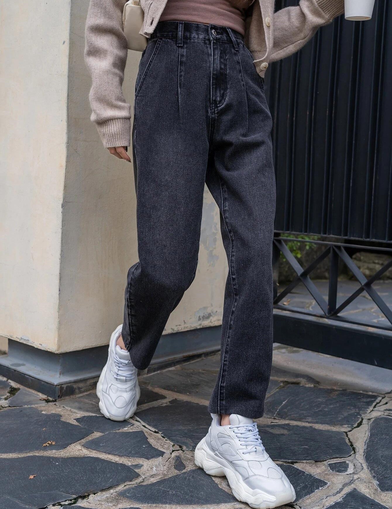 KOTTY Flared Women Black Jeans 