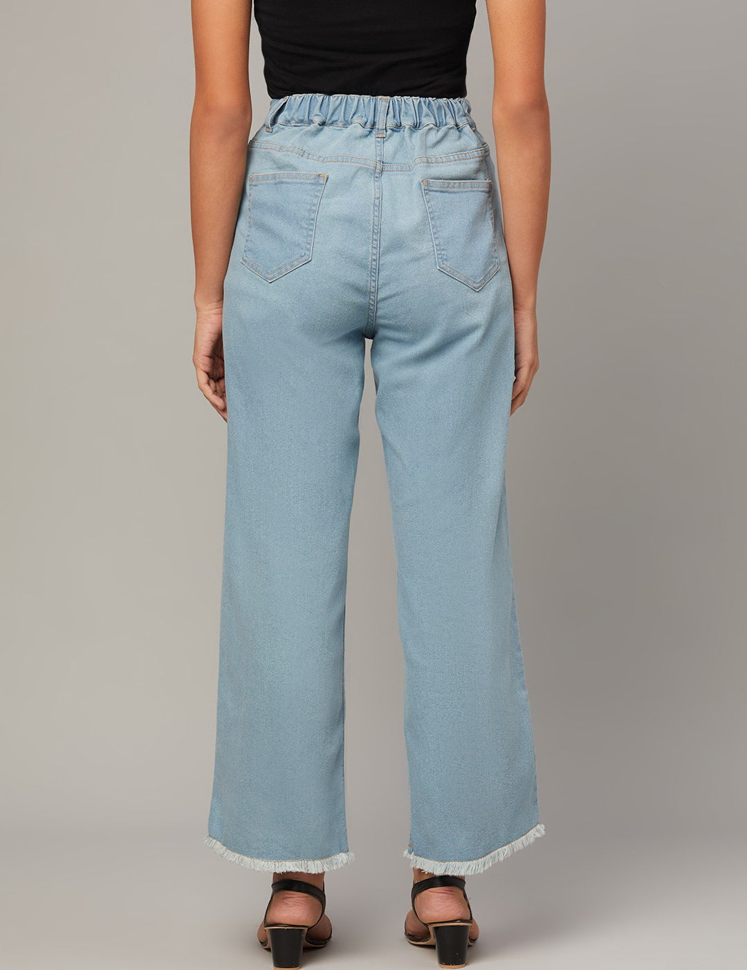 KOTTY Regular Women Light Blue Jeans 