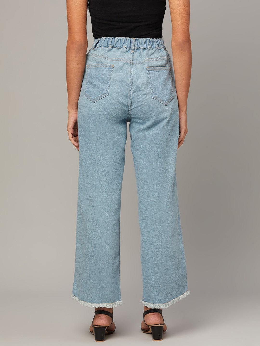 KOTTY Regular Women Light Blue Jeans 