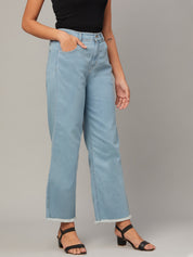 KOTTY Regular Women Light Blue Jeans 