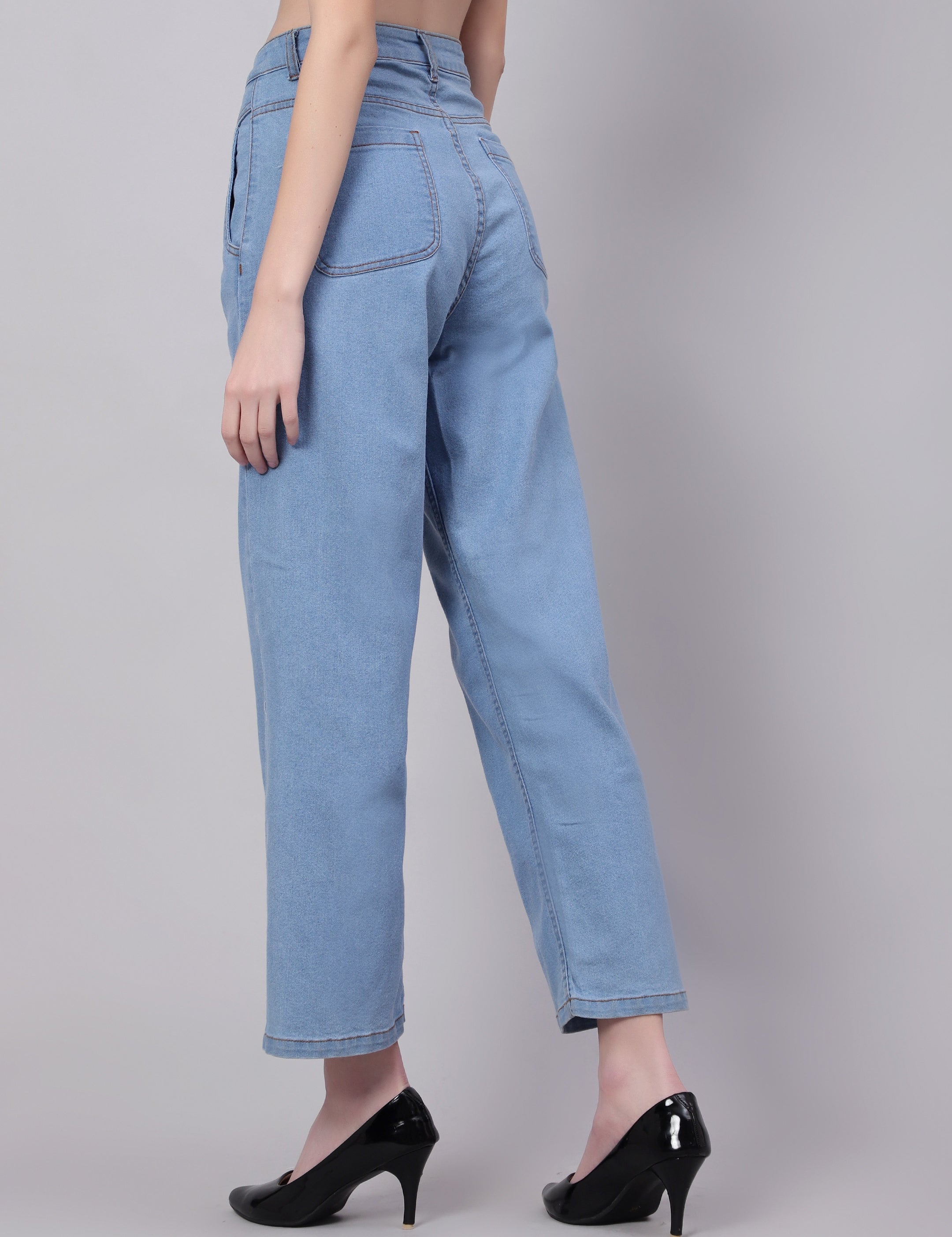 KOTTY Regular Women Light Blue Jeans 