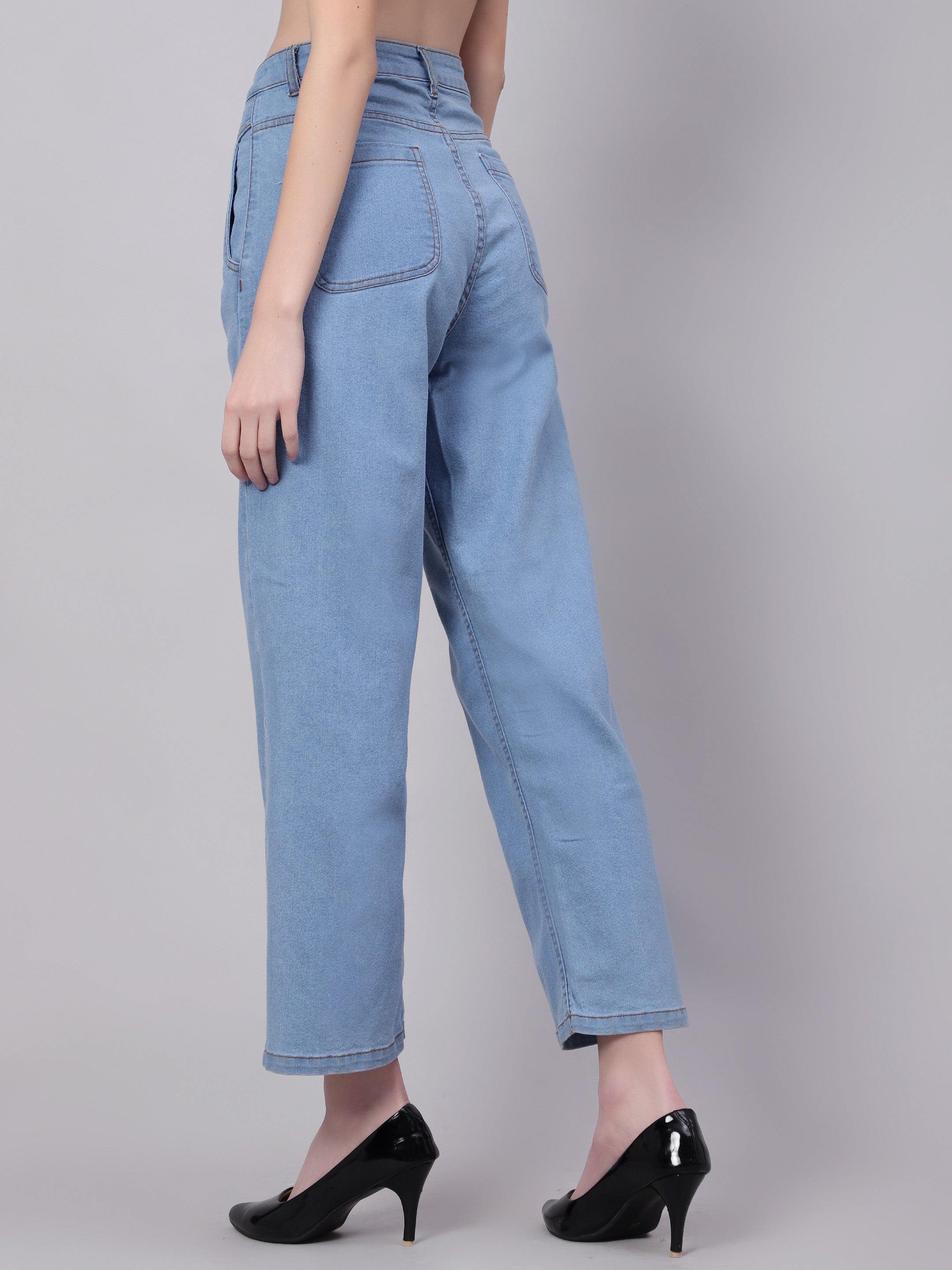 KOTTY Regular Women Light Blue Jeans 