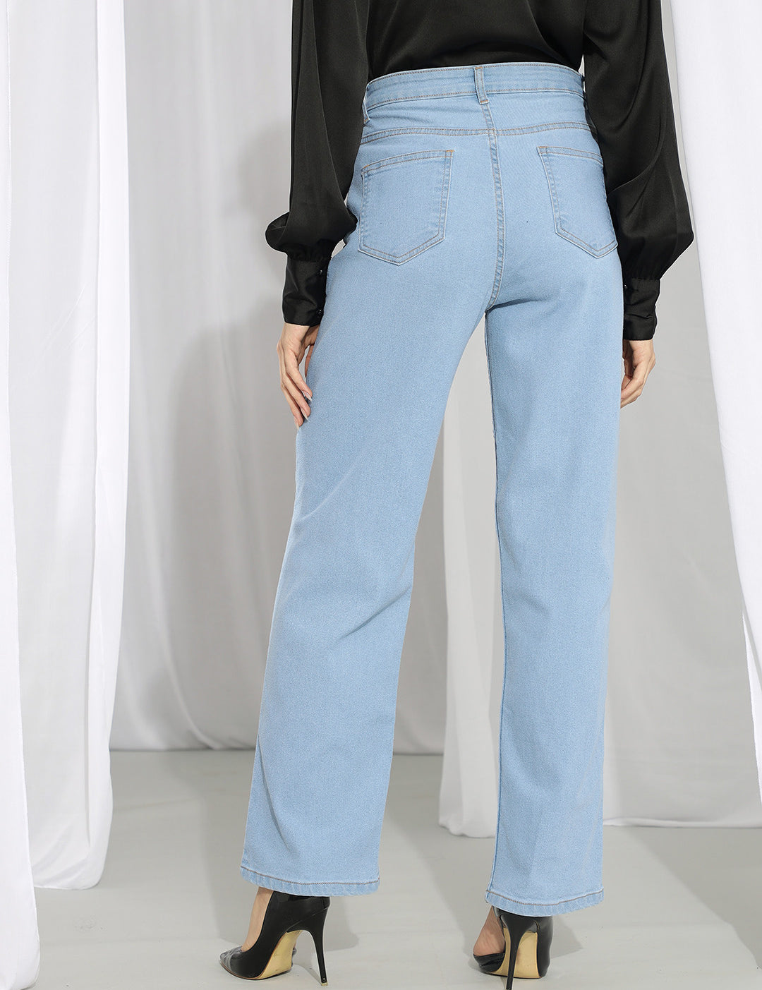 KOTTY Regular Women Light Blue Jeans 