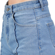 KOTTY Womens High Rise Cotton Lycra Solid Jeans