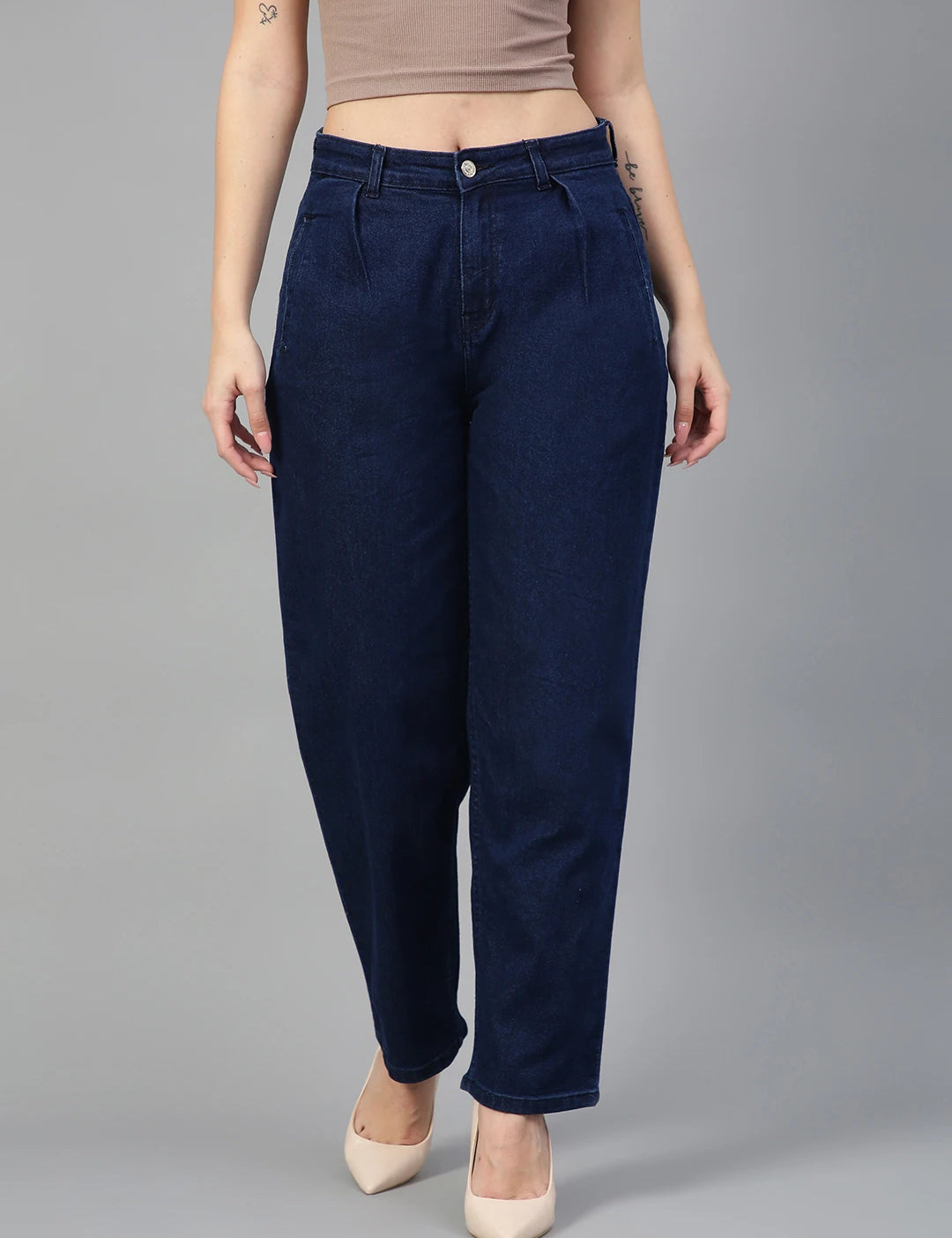 KOTTY Regular Women Dark Blue Jeans 