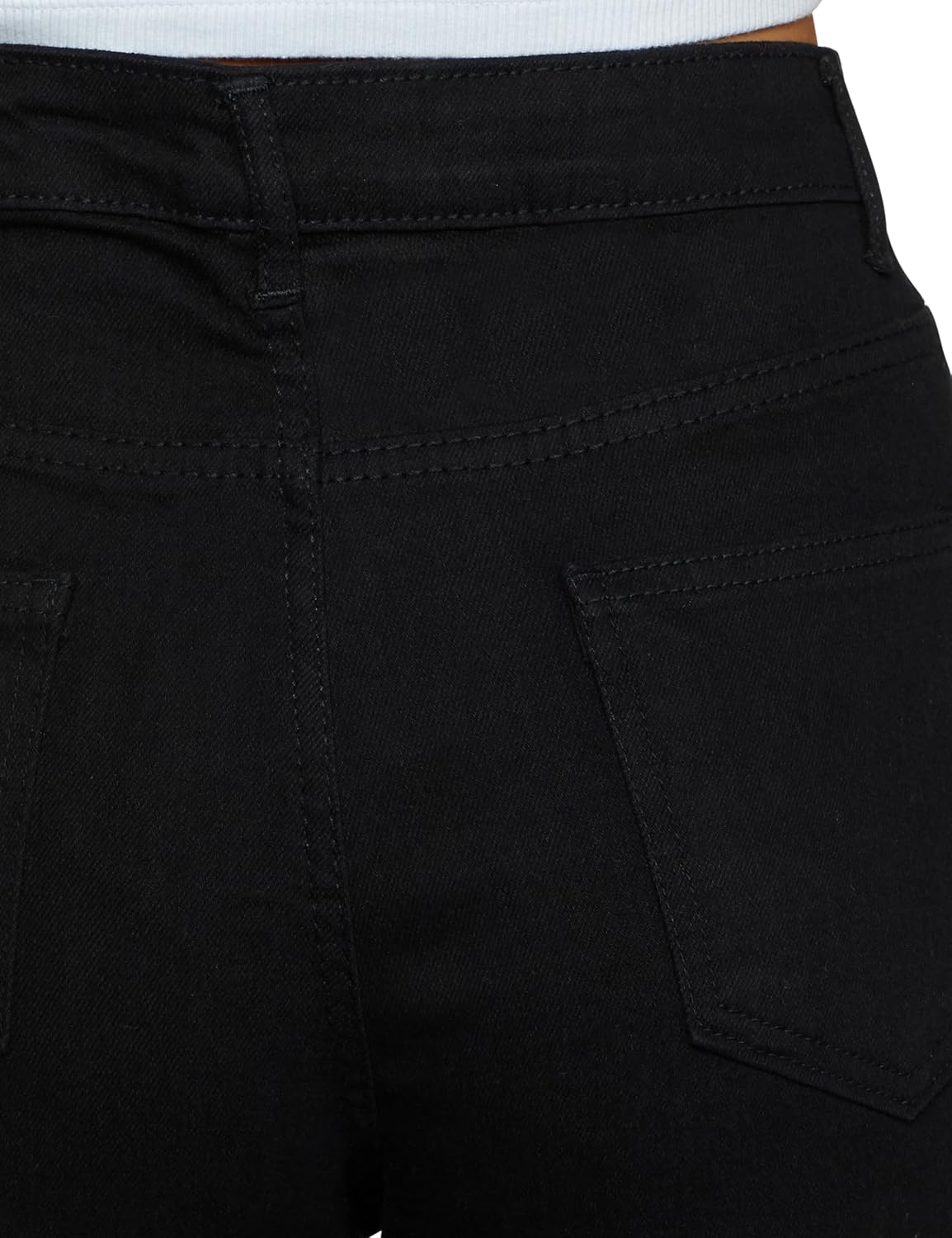 KOTTY Women's Regular Black Jeans