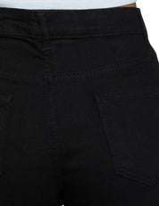 KOTTY Women's Regular Black Jeans