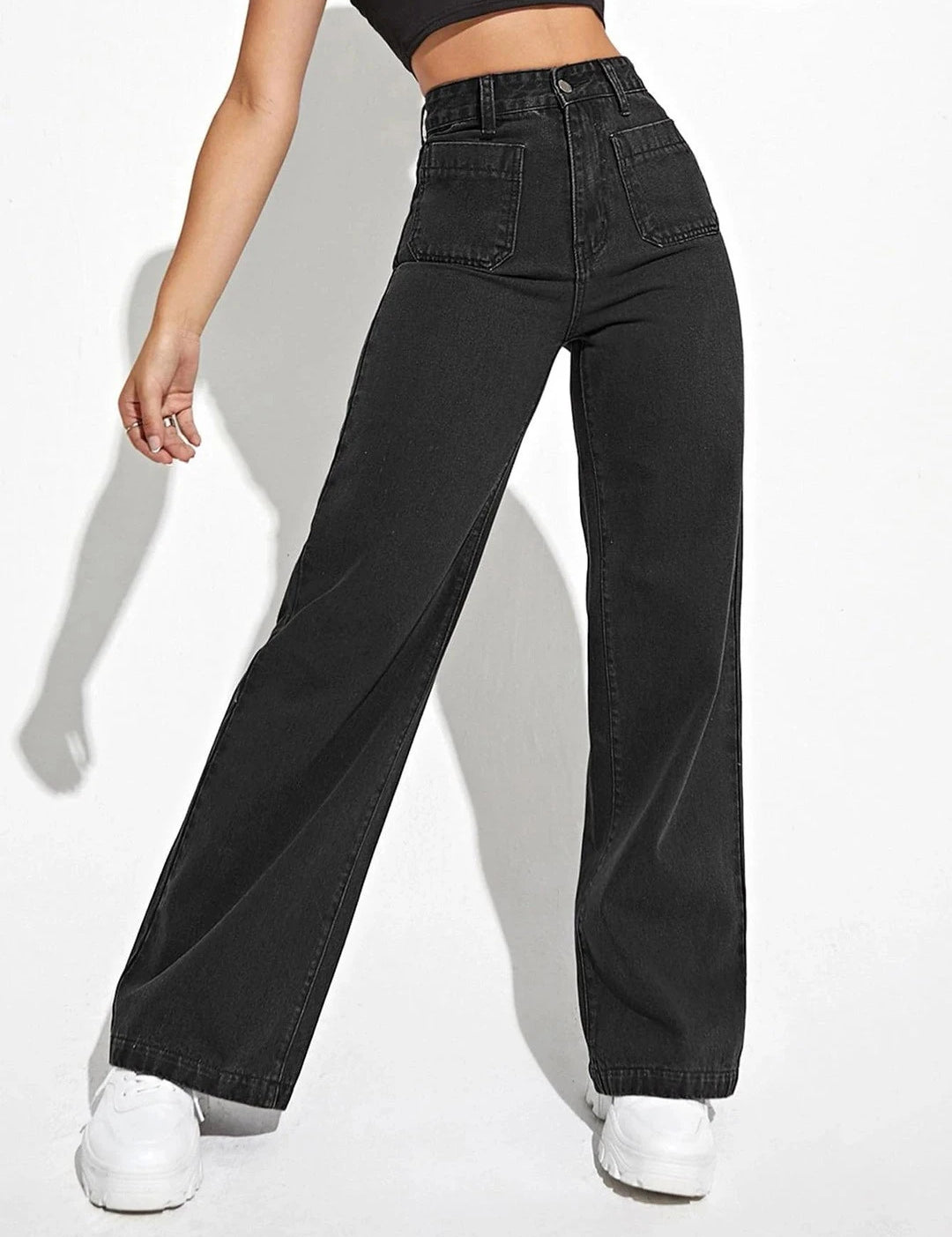 KOTTY Regular Women Black Jeans 