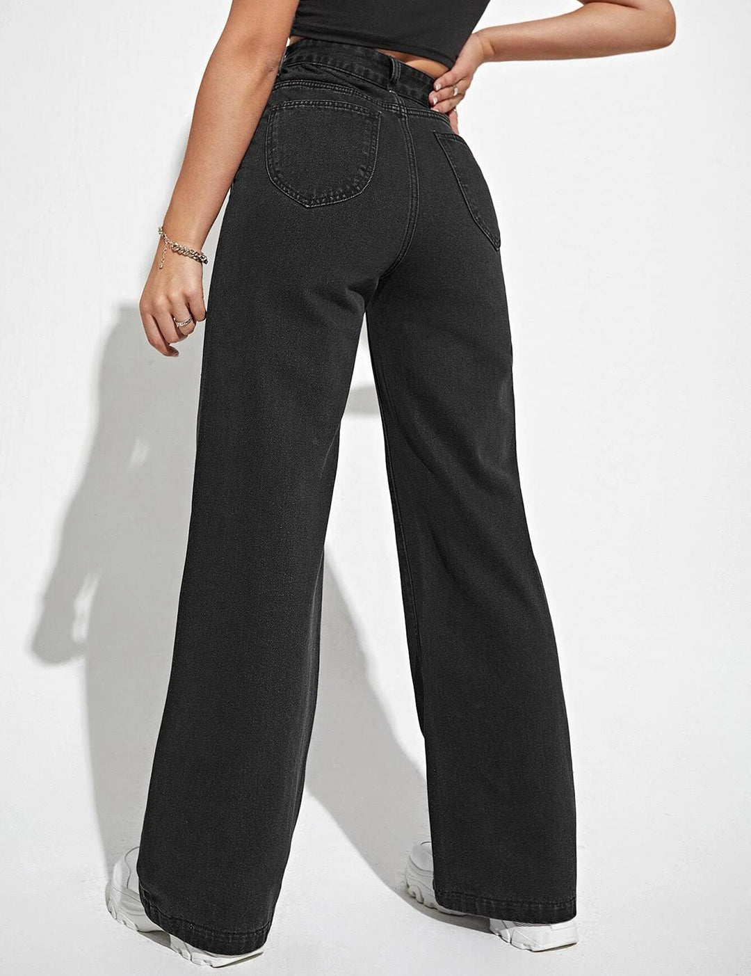 KOTTY Regular Women Black Jeans 