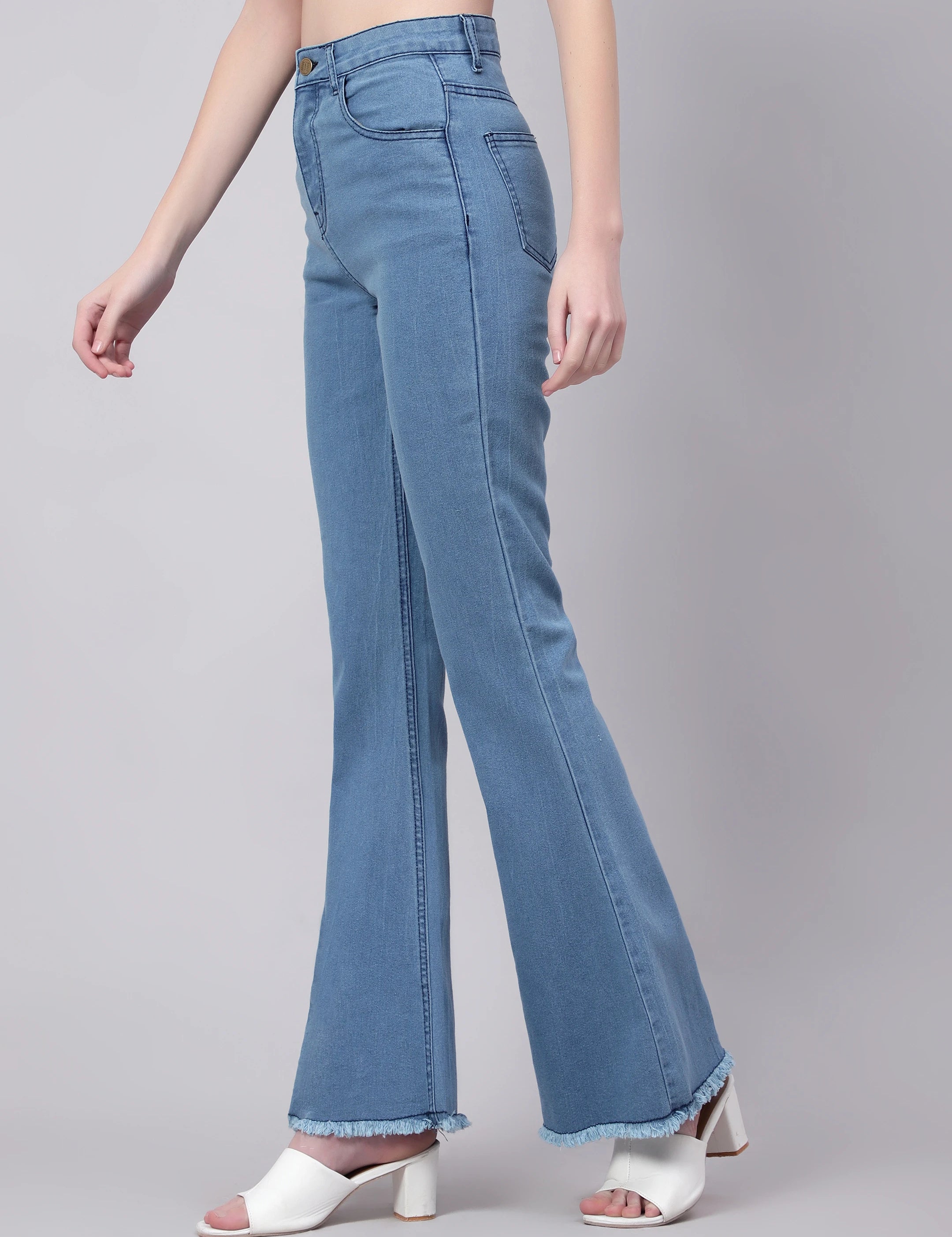 KOTTY Regular Women Light Blue Jeans 